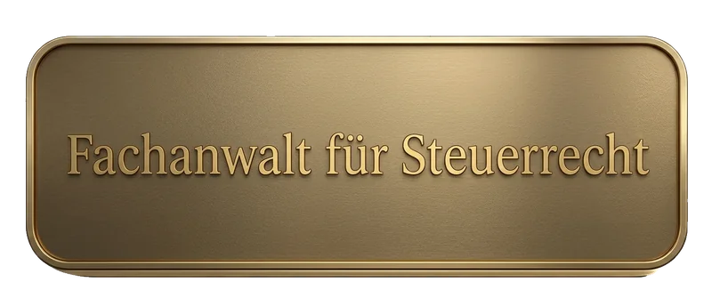 Fachanwalt für Steuerrecht